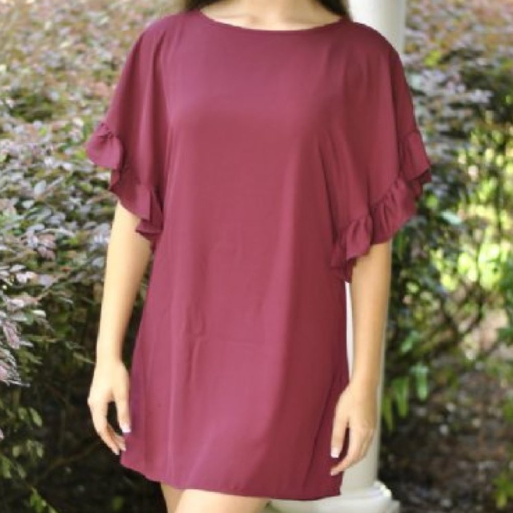 Ooh La La Dress - Burgundy